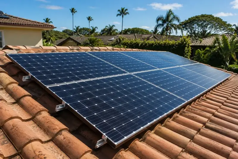 Installation de panneaux solaires à Ondes